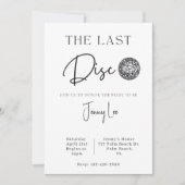 De laatste Disco Bridal Bachelorette uitnodiging (Voorkant)