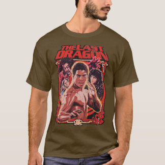 De laatste Dragon Look Retro Fan Art Design TShirt