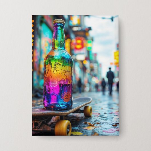 De Laatste Drup Neon Button (Voorkant)