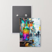De Laatste Drup Neon Button (Voorkant / Achterkant)