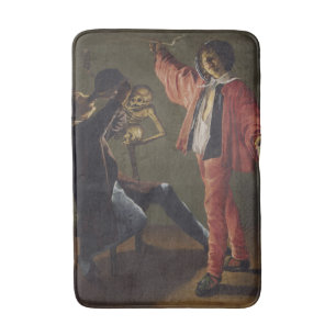 De laatste druppel bier voordat het feest eindigt badmat