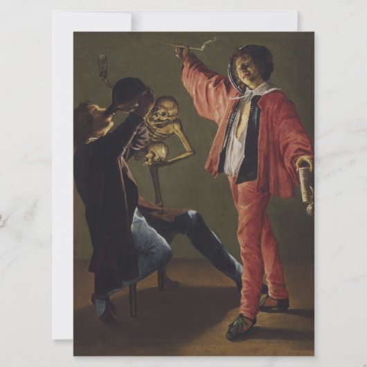 De laatste druppel bier voordat het feest eindigt kaart (Voorkant)