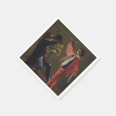 De laatste druppel bier voordat het feest eindigt servet (Hoek)