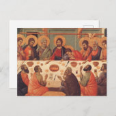 De laatste druppel van Duccio di Buoninsegna Briefkaart (Voorkant / Achterkant)