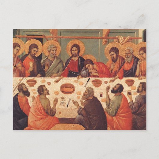De laatste druppel van Duccio di Buoninsegna Briefkaart (Voorkant)