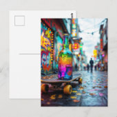 De laatste druppel van Neon Briefkaart (Voorkant / Achterkant)