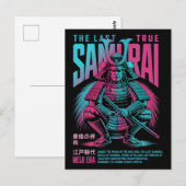 De Laatste Echte Samurai Krijger Meiji Vector Briefkaart (Voorkant / Achterkant)