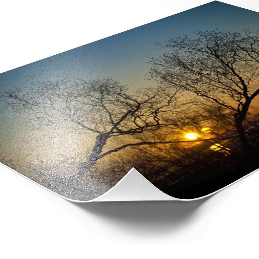 De laatste edelstenen bit van de zon foto afdruk (Hoek)