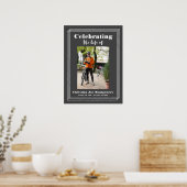 De laatste eer aan Grey Foto Rouwplechtigheid Poster (Keuken)