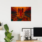 De laatste engel van Nicholas Roerich Poster (Thuiskantoor)