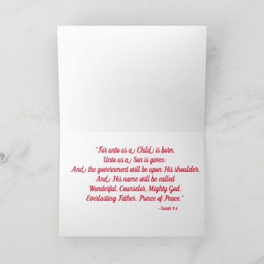 De laatste evangelische Kaart (Binnen)