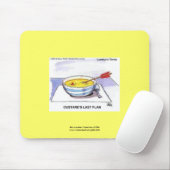 De laatste Flan Funny Cartoon Muismat (Met muis)