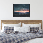De Laatste Gloed Canvas Afdruk (Insitu (Slaapkamer))