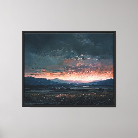 De Laatste Gloed Canvas Afdruk (Voorkant)
