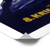 De laatste gloed is de 8e oorlogslening (wit) poster (Hoek)