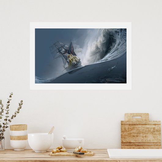 De laatste golf poster (Keuken)