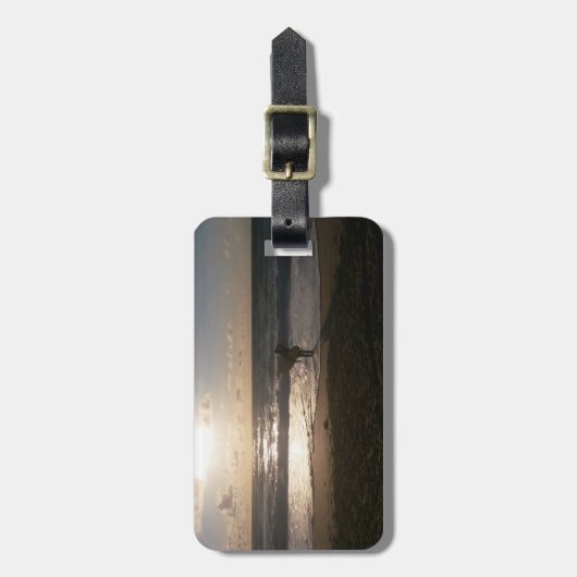 De laatste golfsurfer bagagelabel (Voorkant verticaal)