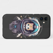 De laatste grens van het kosmische Kat Case-Mate iPhone Case (Achterkant (horizontaal))