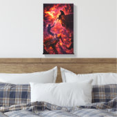 De Laatste Hand die Reikt Canvas Afdruk (Insitu (Slaapkamer))