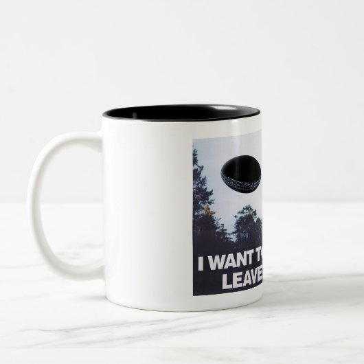 De laatste Herfst van Man: De Koffiebeker! Tweekleurige Koffiemok (Links)