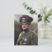 De laatste Huzaar August von Mackensen 1914 Colori Briefkaart (Staand voorkant)