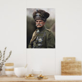De laatste Huzaar August von Mackensen 1914 Poster (Keuken)