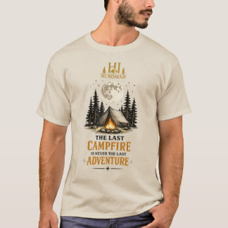 De laatste kampvuurtent - Vintage Wilderness Avont T-shirt