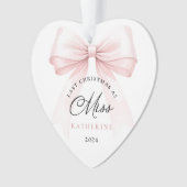 De laatste kerst als Miss Heart Ornament (voorkant)