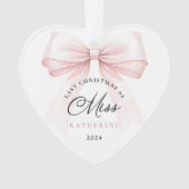 De laatste kerst als Miss Heart Ornament (voorkant)