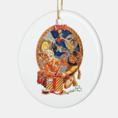 De laatste kerstversiering keramisch ornament (Links)