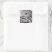 De laatste kever van de 'grote passie' vierkante sticker (Tas)