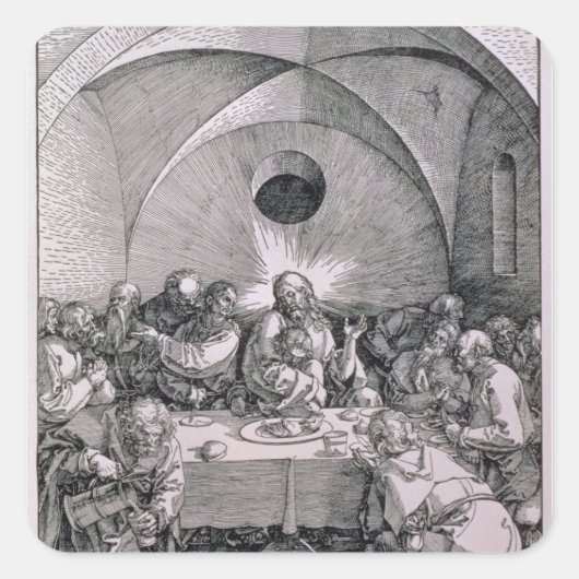 De laatste kever van de 'grote passie' vierkante sticker (Voorkant)