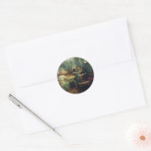 De laatste kever van Ilya Repin Ronde Sticker (Envelop)
