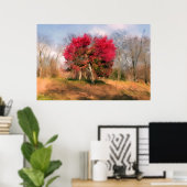 De laatste krijger in de herfst poster (Thuiskantoor)