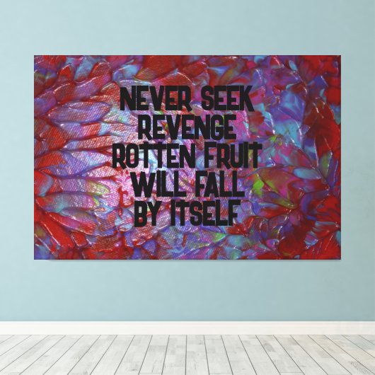 De laatste Laugh Canvas druk (Insitu (Houten vloer))