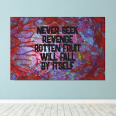 De laatste Laugh Canvas druk Afdruk (Insitu (Houten vloer))