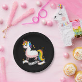 De laatste llamacorn papieren bordje (Feest)