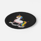 De laatste llamacorn papieren bordje (Gekanteld)