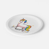 De laatste llamacorn papieren bordje (Gekanteld)