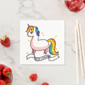 De laatste llamacorn servet (Insitu)