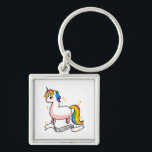 De laatste llamacorn sleutelhanger<br><div class="desc">De majestueuze Llamacorn,  de laatste van zijn soort.</div>