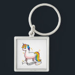 De laatste llamacorn sleutelhanger<br><div class="desc">De majestueuze Llamacorn,  de laatste van zijn soort.</div>