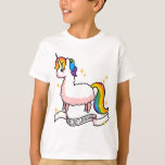 De laatste llamacorn t-shirt<br><div class="desc">De majestueuze Llamacorn,  de laatste van zijn soort.</div>