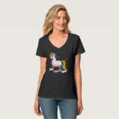 De laatste llamacorn t-shirt (Voorkant volledig)