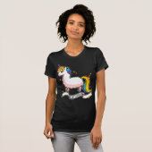 De laatste llamacorn t-shirt (Voorkant volledig)