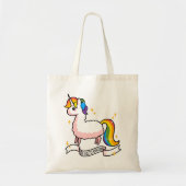 De laatste llamacorn tote bag (Voorkant)