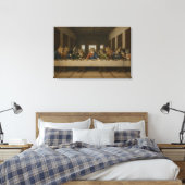 De Laatste Maaltijd Katten Parodie Renaissance Kun Canvas Afdruk (Insitu (Slaapkamer))