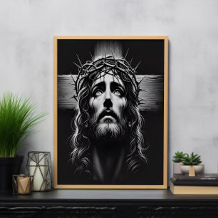 De laatste momenten van de gekruisigde Heiland Poster