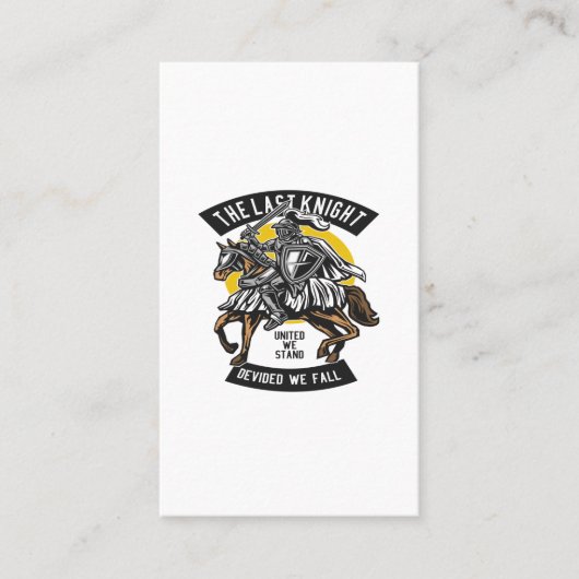 De laatste nacht visitekaartje (Voorkant)