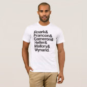 De laatste namen van de fontainhead t-shirt (Voorkant volledig)